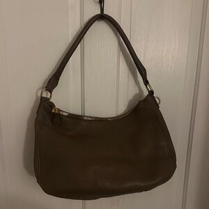 J. Crew Tan Leather Hobo Bag